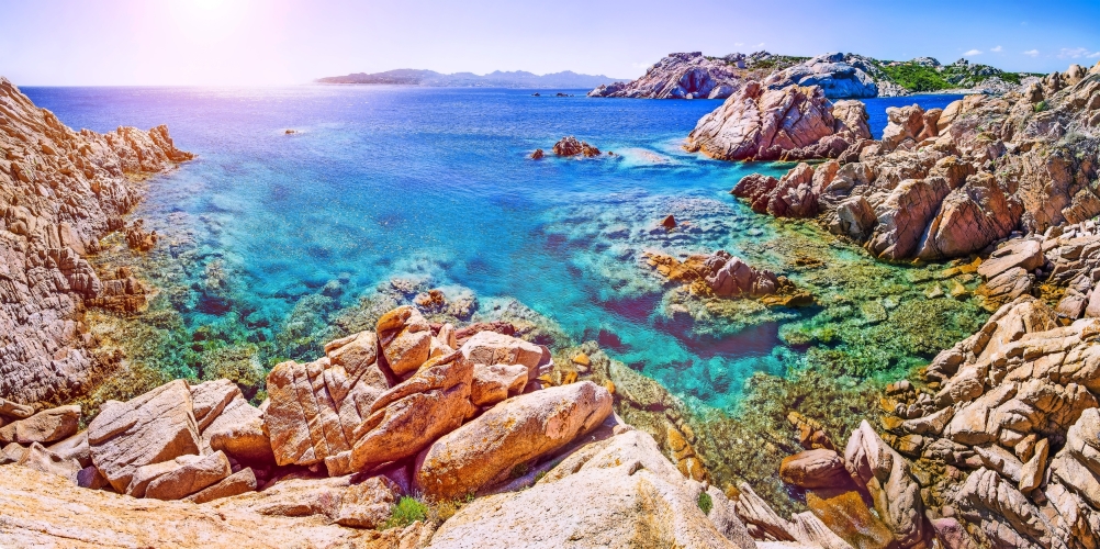 Insel La Maddalena vor der Nordostküste Sardiniens