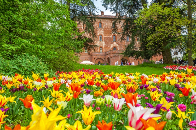 Schloss von Pralormo in Turin, Italien