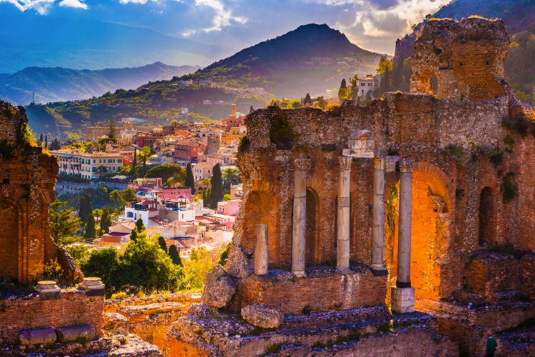 Teatro Antico di Taormina auf Sizilien